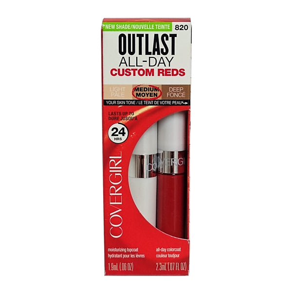 Covergirl Outlast All-Day Custom Reds, Shade 820, 1 Each, By Covergirl