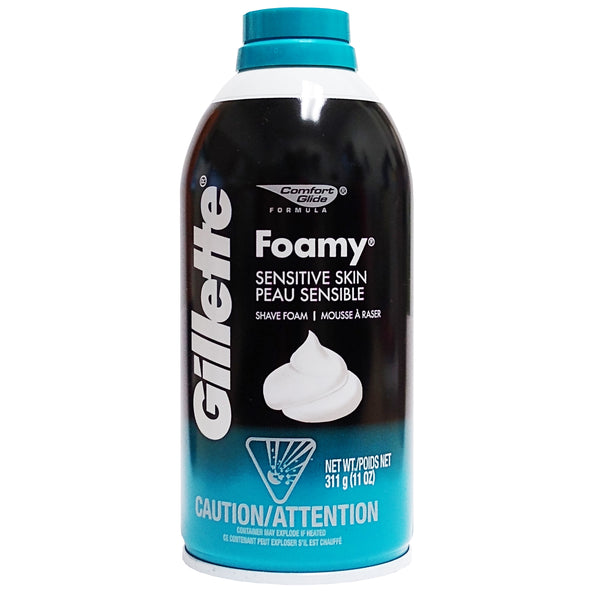 Gillette Foamy Sensitive Skin Shave Foam, 11 Oz., 1 Each, By P&G