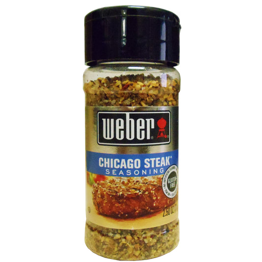 Weber Chicago Steak Seasoning 2.50 Oz, 1 Each, By ACH Food Companies