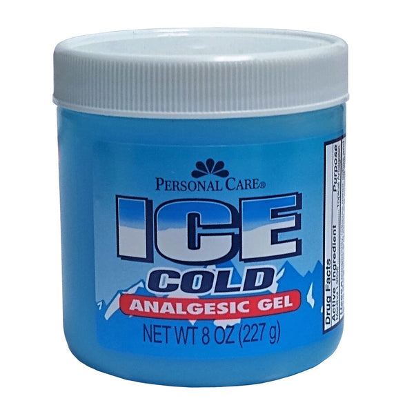 Personal Care, Ice Cold Analgesic Gel 8 oz., 1 Jar Each, By Delta Brands