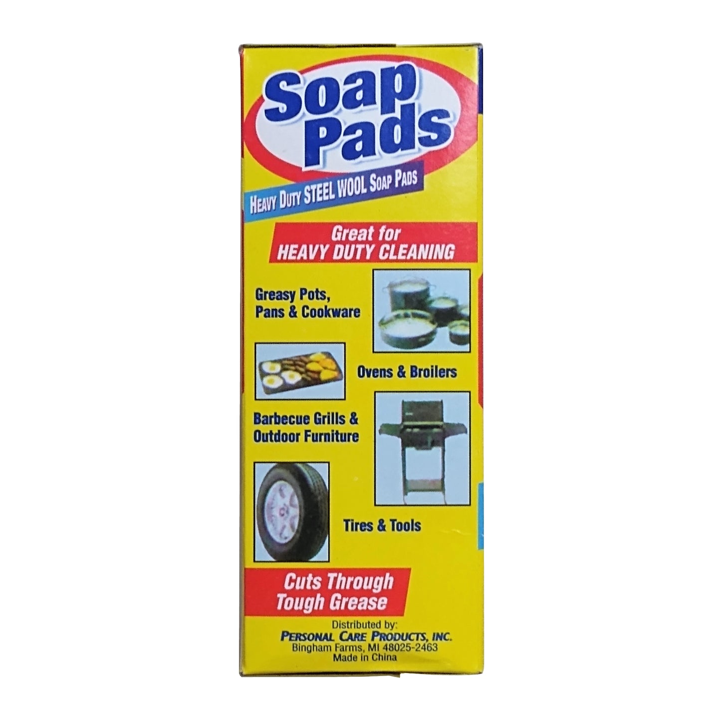 PowerHouse Heavy Duty Steel Wool Soap Pads, 1 Box, 12 Each, By Delta Brands