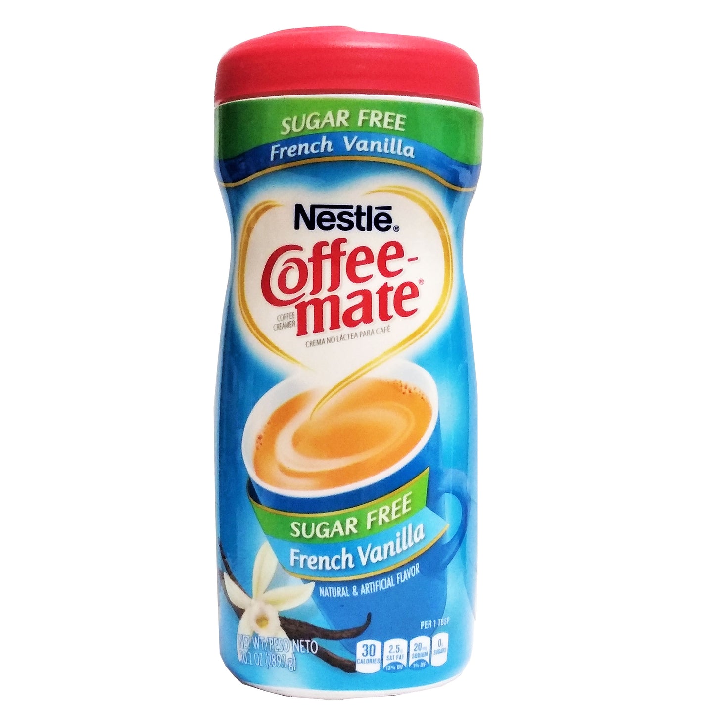 Coffee-Mate Sugar-Free French Vanilla Powder Coffee Creamer, 10.2 Oz., 1 Each, By Nestle
