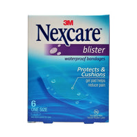 Nexcare Blister Waterproof Bandages, One Size, 6 Count, 1 Each,  By 3M