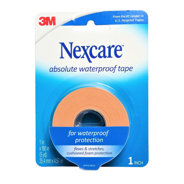 Nexcare Absolute Waterproof Tape, 1" x 180", 1 Each,  By 3M