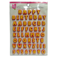 Cake Mate Candy Letter Cake Decorations, Alphabet, Assorted Colors, 1 Each, By Signature