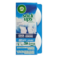 Air Wick Stick Ups Crisp Breeze Air Freshener, 2 Count, 1 Pack Each, By Reckitt Benckiser