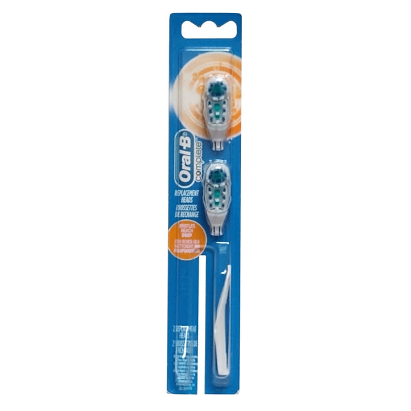 Oral-B Complete Replacement Toothbrush Heads, 1 Pack, 2 Each, By Procter & Gamble