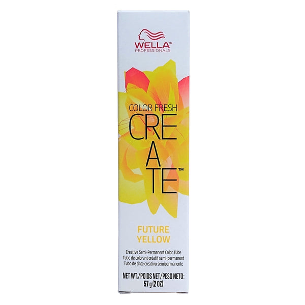 Wella Professionals, Color Fresh, Create Semi-Permanent Color, Future Yellow, 2 oz., 1 Tube Each By The Wella Corporation