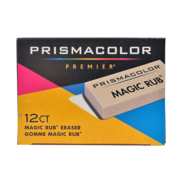 Prismacolor Magic Rub Eraser Pack of 12, 1 Box Each, By Newell Office Brands