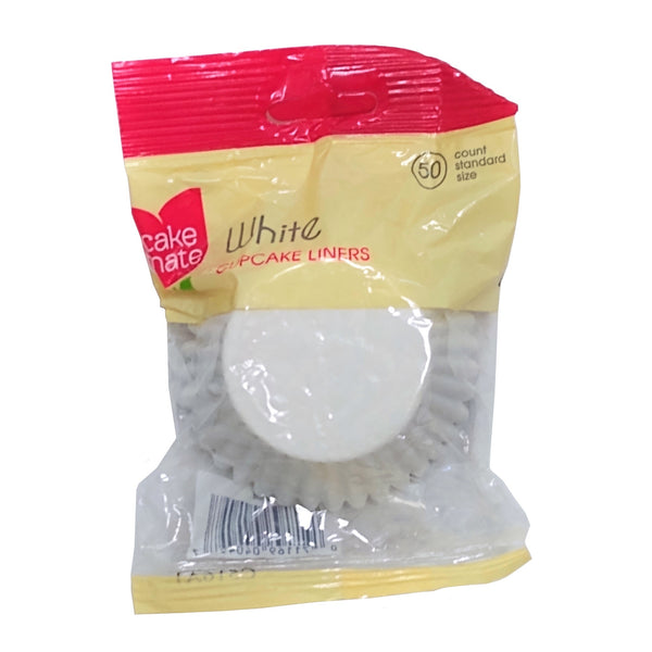 Cake Mate White Cupcake Liners, 50 Count, 1 Each, By Signature Brands, LLC