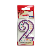 Betty Crocker #2 Birthday Candle, 1 Each, By Signature