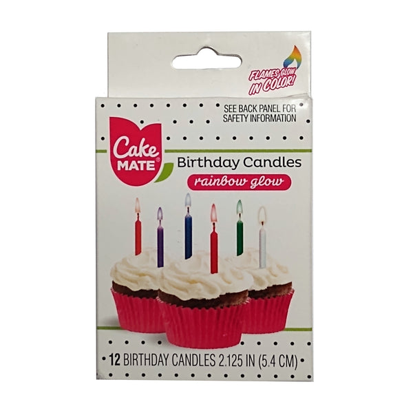Cake Mate, Birthday Party Candles, 12 Count, 1 Box Each, By Signature Brands