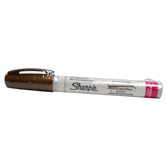 Sharpie Metallic Paint Gold Marker, 1 Each, By Newell