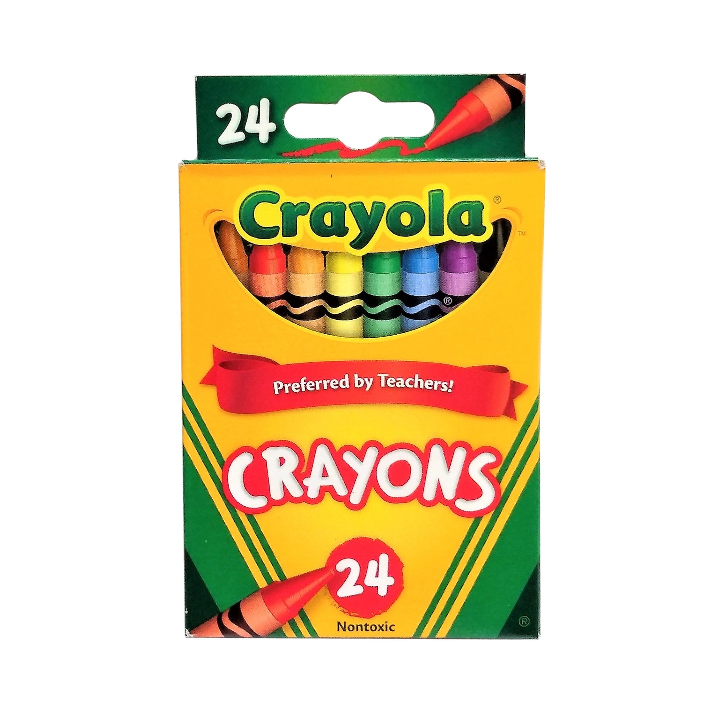 Crayola Crayons, Assorted Colors, 24 Ct., Case of 48 Boxes, By Crayola