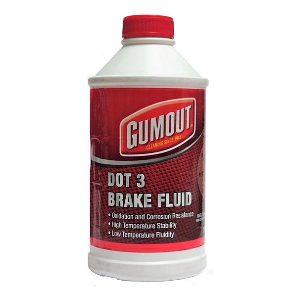 Gumout Dot 3 Brake Fluid, 12 Oz, 1 Bottle Each, By Illinois Tool Works Inc