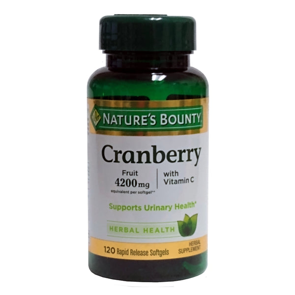 Nature's Bounty Cranberry, 120 Soft-Gels, 1 Bottle Each, By Nature's Bounty Inc