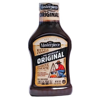 KC Masterpiece Original Barbecue Sauce, 18 oz., 1 Bottle Each, By MFD. For The HV Food Products Co.