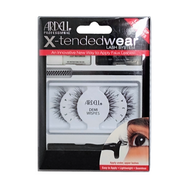 X-Tendedwear Lash System, Demi Wispie, 1 pair, 1 Pack Each, By Ardell