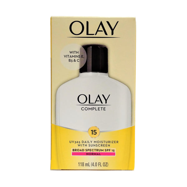 Olay Complete Daily Moisturizer For Normal Skin With Broad Spectrum SPF 15, 4 Fl. Oz, 1 Each