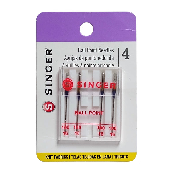 Singer Ball Point Needles, 4 Count, 1 Each, By Singer
