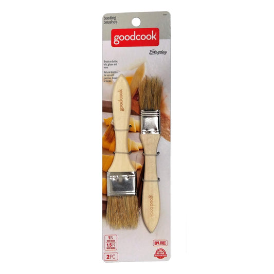 Goodcook Basting Brush, 2-Piece, 1 Pack Each, By Bradshaw International, INC.