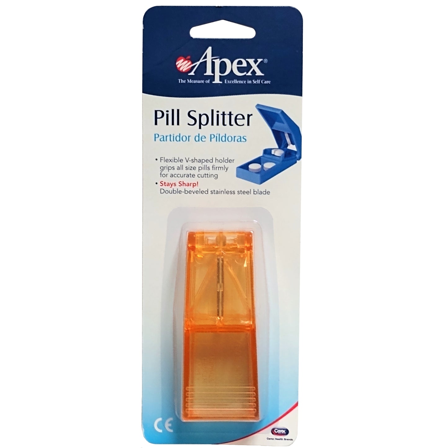 Apex Pill Splitter, Assorted Colors, 1 Pack Each, By Apex