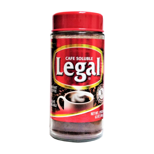 Cafe Soluble Legal Instant Coffee With Caramelized Sugar, 6.3 Oz., 1 Jar Each, By Vilore Foods Company, Inc