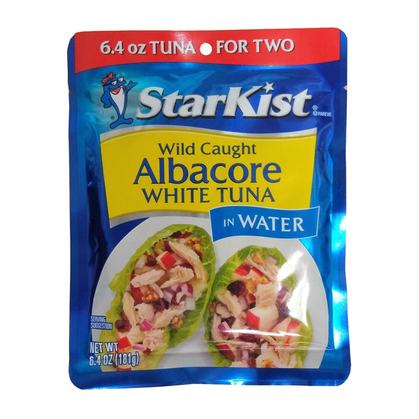 Starkist Wild Caught Albacore White Tuna in Water, 6.4 oz, One Pouch, By Starkist Co.