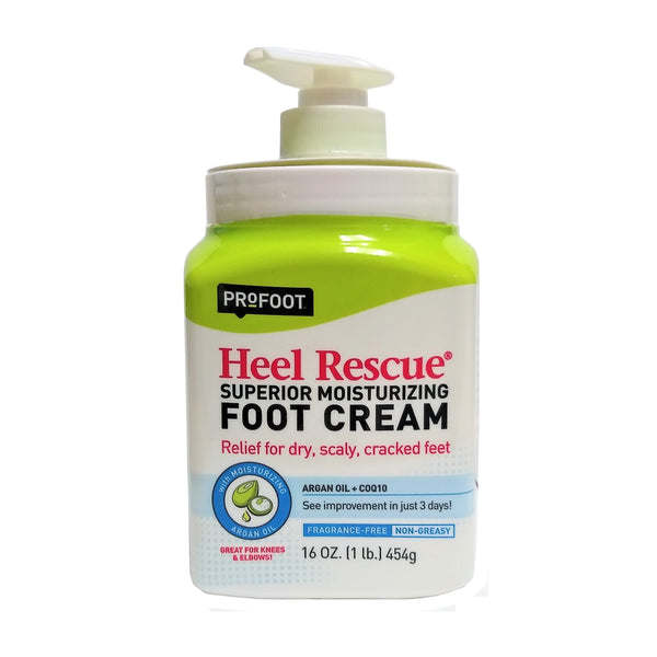 ProFoot Heel Rescue Superior Moisturizing Cream with Argan Oil, 16 Oz, 1 Each,  By ProFoot