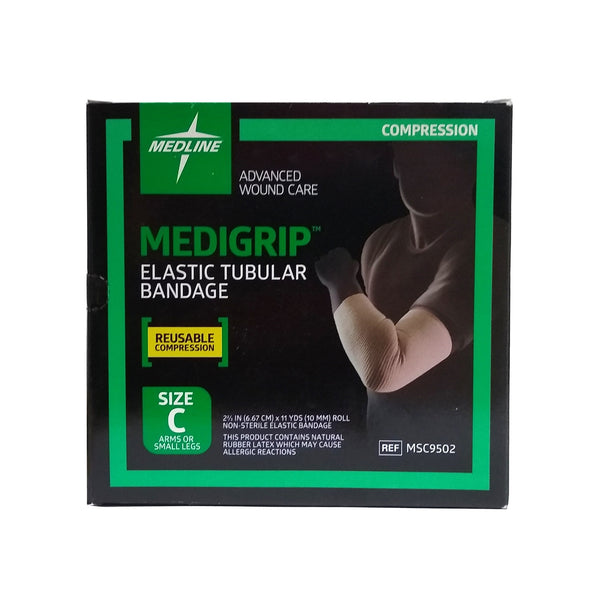 Medigrip Elastic Tubular Bandage, Size C, MSC9502, 1 Box Each, By Medline