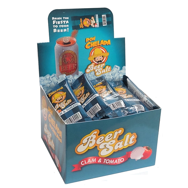 Don Chelada Beer Salt Clam & Tomato 12g Packets, 30 Packets Per Box, 1 Box Each, By Don Chelada