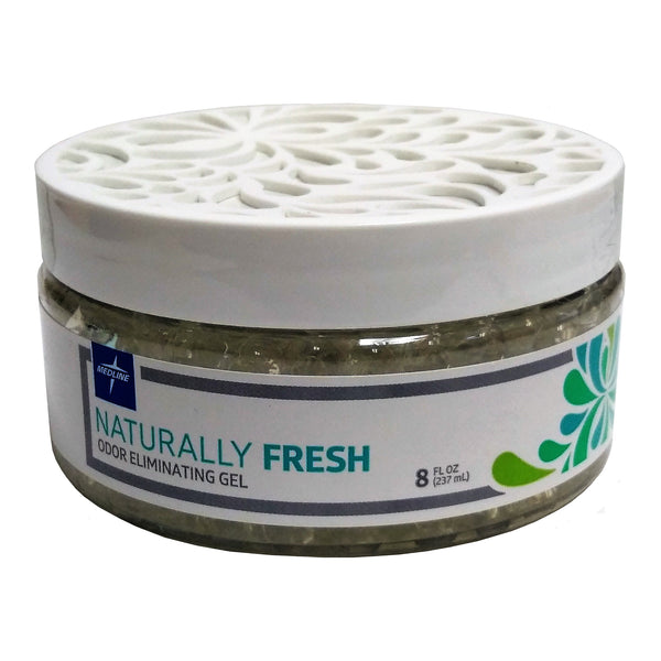 Medline Naturally Fresh Odor Eliminating Gel, 8 Oz, 1 Jar Each, By Medline Industries, Inc.