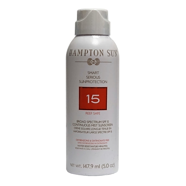 Hampton Sun Continuous Mist Sunscreen SPF 15, 5.0 Oz, 1 Each, By S&G Hampton Sun LLC