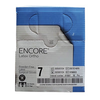 Encore Latex Ortho Gloves Size 7 5788003, 50 Pairs a Box, 1 Box Each, By Ansell