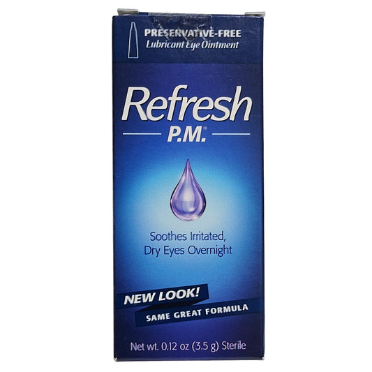 Refresh P.M. Lubricant Eye Ointment, 0.12 Oz., 1 Bottle Each, By Allergan