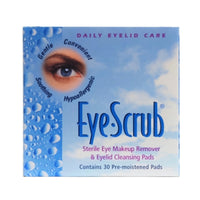 Eye-Scrub Sterile Eye Makeup Remover & Eyelid Cleansing Pads, 30 Pack, 1 Each, By Alcon Laboratories, Inc.