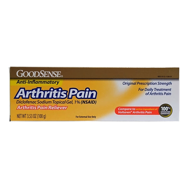 GoodSense Arthritis Pain Relieving Gel, 1% Topical, 1 Box Each, By Perrigo