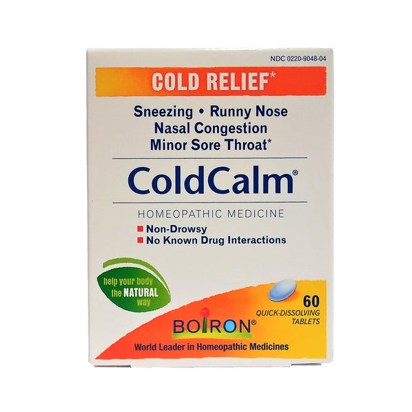 ColdCalm Homeopathic Medicine, 60 Ct., 1 Box Each, By Boiron Inc.