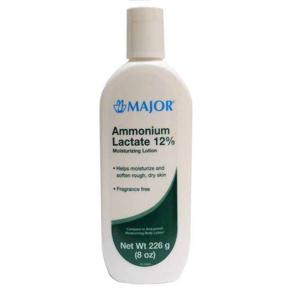 Major Ammonium Lactate 12% Lotion, 8 Oz., 1 Bottle Each, By Major