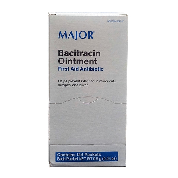Major Bacitracin Ointment, 144 Packets, 1 Each, By Major Pharmaceuticals