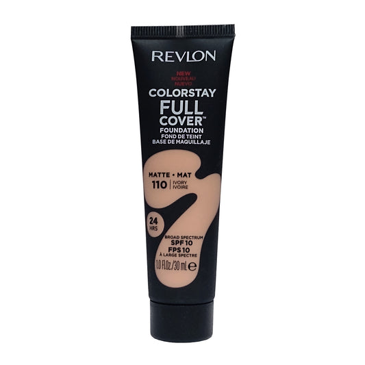 Revlon Colorstay Full Cover Foundation Matte 110, 1.0 FL OZ, 1 Each, By Revlon