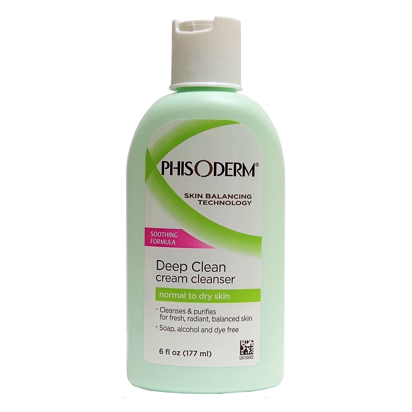 Phisoderm Deep Clean Cream Cleanser Normal to Dry Skin 6 oz, By The Mentholatum Company