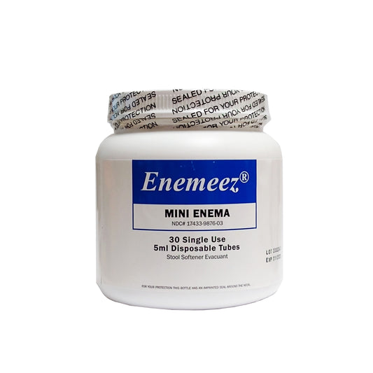 Enemeez Mini Enema Stool Softener, 5 mL. 30 Disposable Tubes, 1 Each, By Alliance Labs