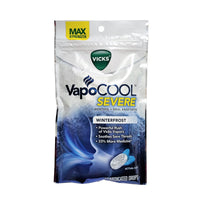 VapoCool Severe Menthol Cough Drops, Winterfrost, 18 Drops, 1 Pack Each,  By P&G