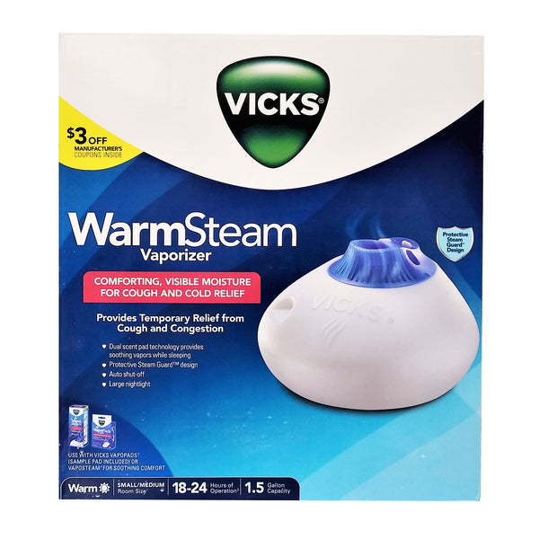 Vicks Warm Steam Vaporizer, Small/Med,1 Each, By Proctor & Gamble