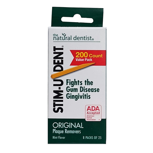 Stim-U-Dent Original Plaque Removers, 200 Count Value Pack, 1 Box Each, By Revive Personal Products Co.