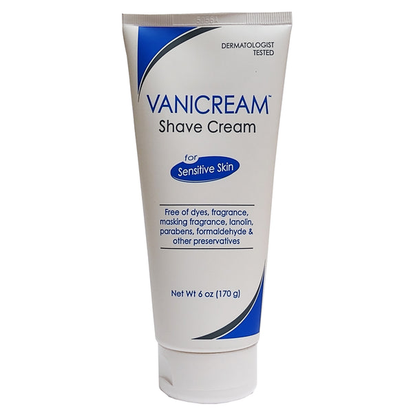 Vanicream Shave Cream For Sensitive Skin, 6 Oz., 1 Tube Each, By Pharmaceutical Specialties