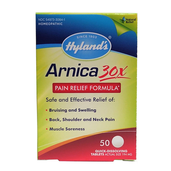 Arnica Montana 30x Tablets, 50 Count, 1 Box Each, By Hyland's