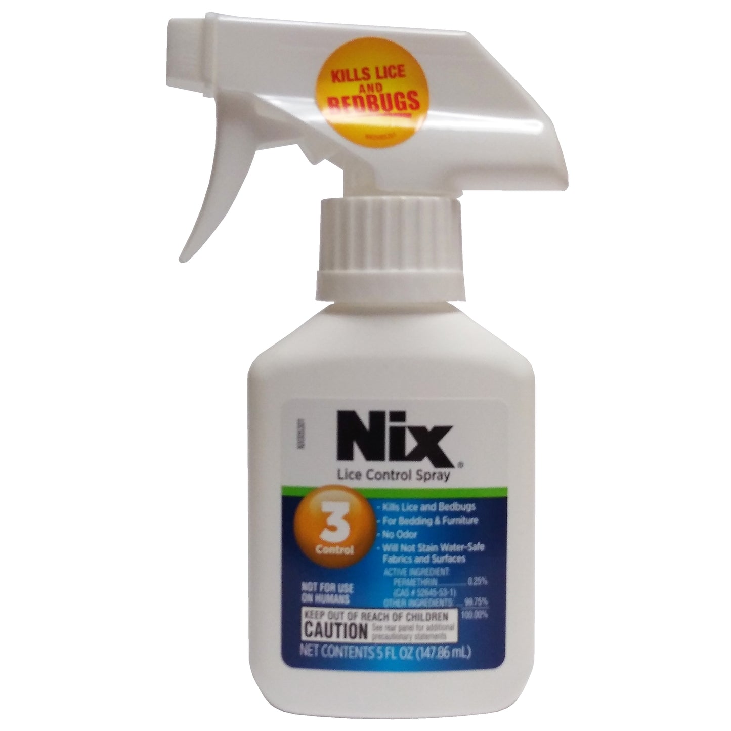 Nix Lice Control Spray 3, 5Fl. Oz., 1 Bottle Each, By Med Tech Products