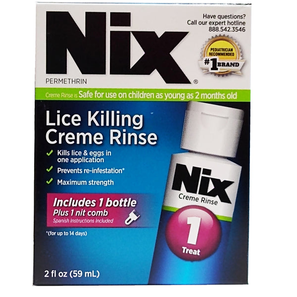 Nix Lice Killing Creme Rinse, 2 Fl. Oz., 1 Box, By Insight Corp.